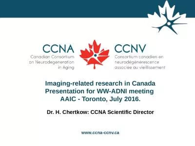 Imaging-related research in Canada