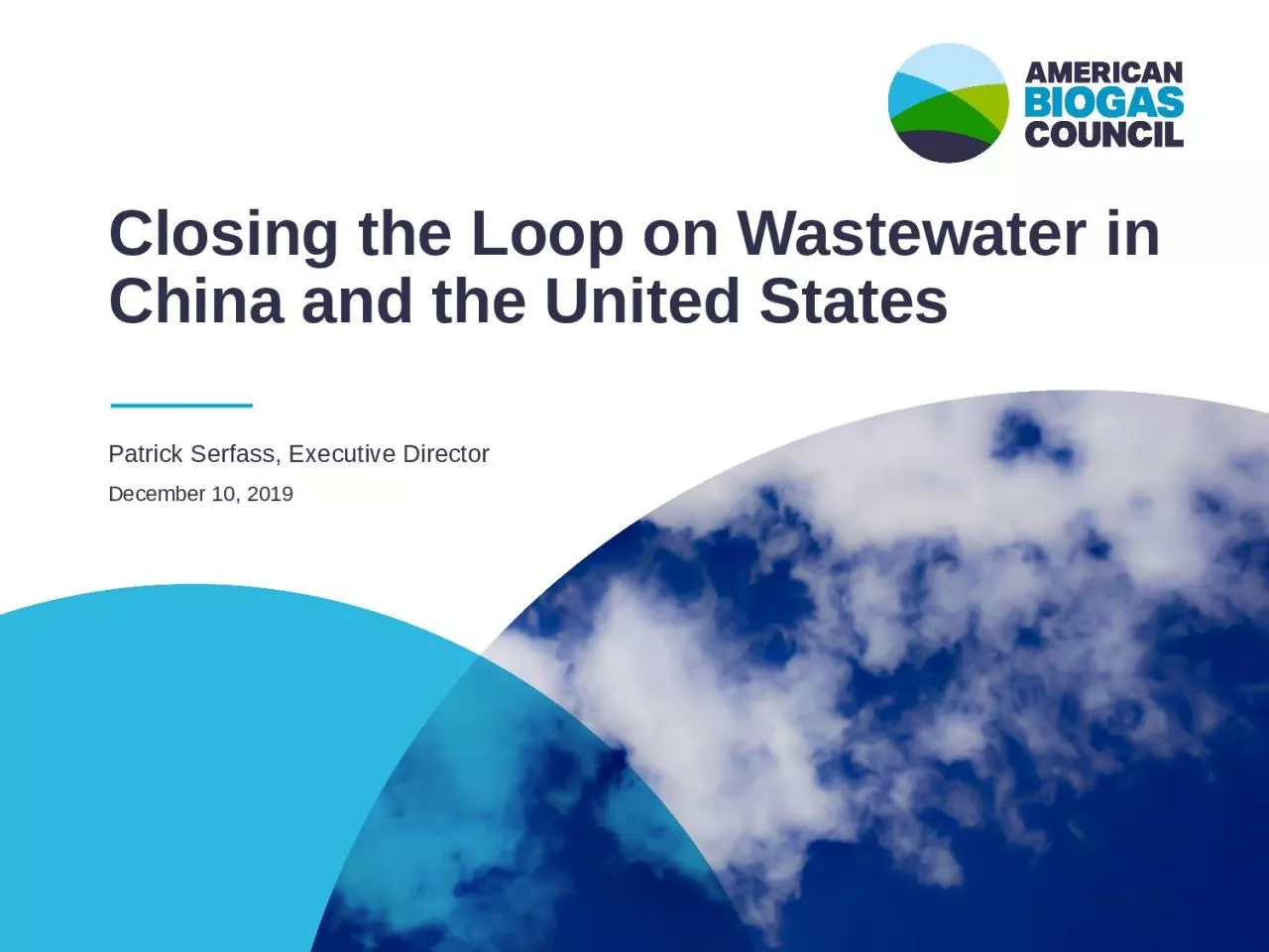 Closing the Loop on Wastewater in China and the United