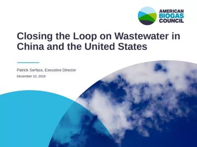 Closing the Loop on Wastewater in China and the United