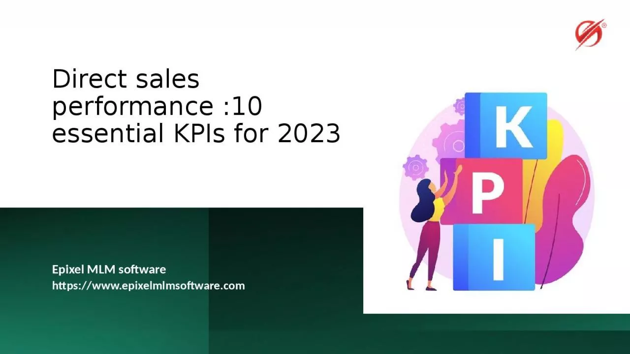 PPT-KPIs to track the number of active distributors