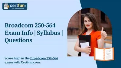 Broadcom 250-564 Exam Info | Syllabus | Questions