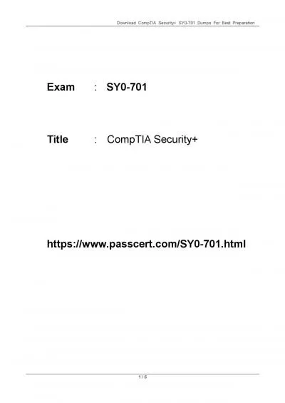 CompTIA Security+ SY0-701 Real Dumps