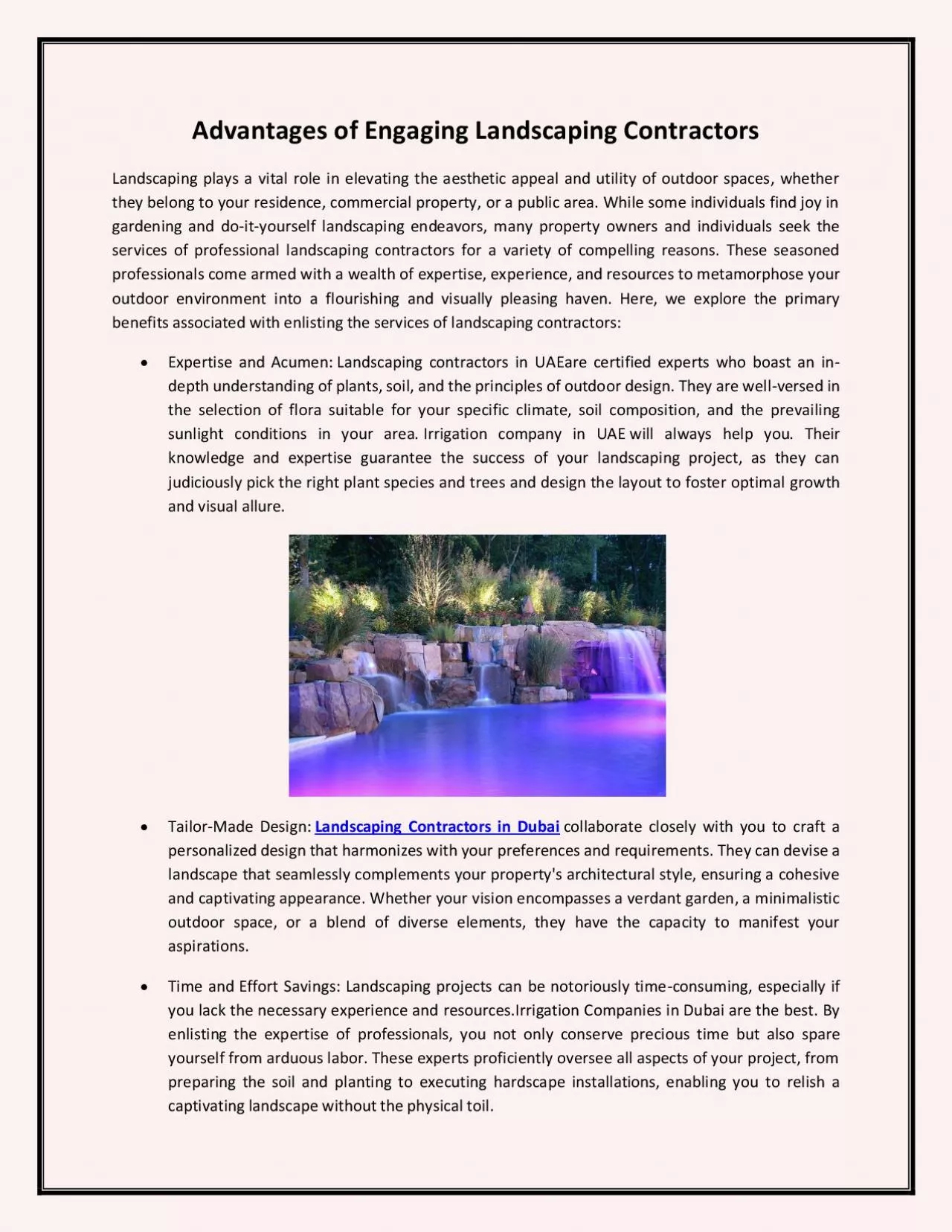 PDF-Advantages of Engaging Landscaping Contractors