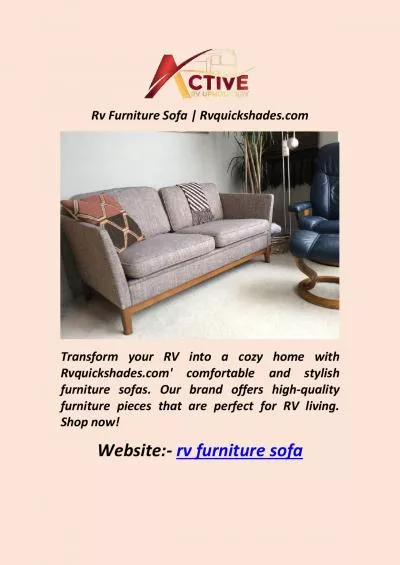 Rv Furniture Sofa | Rvquickshades.com