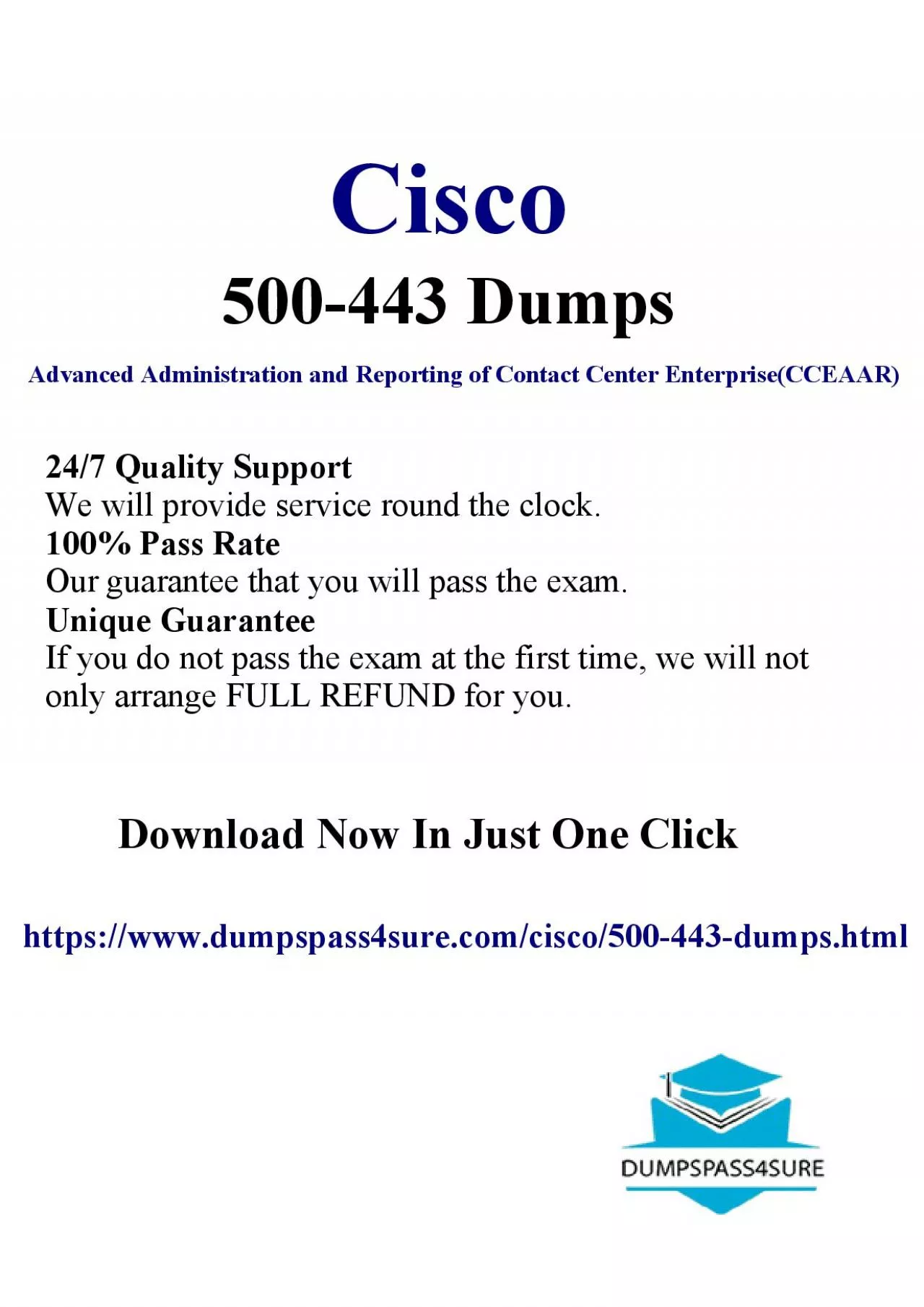 PDF-Unwrap Success: Cisco 500-443 Dumps PDF at 20% Off – Bliss or Nice List? with DumpsPass4Sure