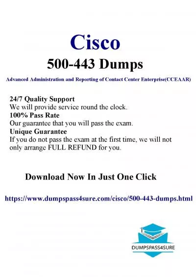 Unwrap Success: Cisco 500-443 Dumps PDF at 20% Off – Bliss or Nice List? with DumpsPass4Sure
