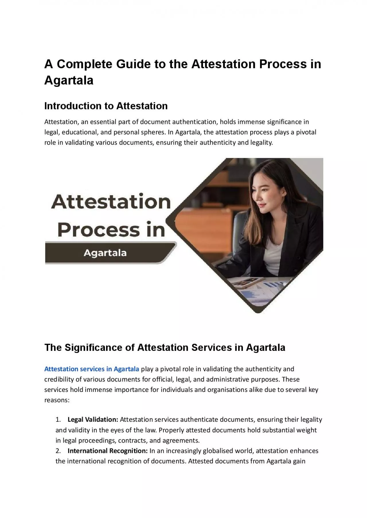 PDF-A Complete Guide to the Attestation Process in Agartala