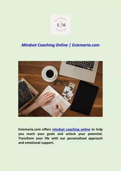 Mindset Coaching Online | Eviemaria.com