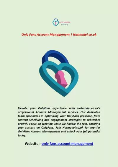 Only Fans Account Management | Hotmodel.co.uk