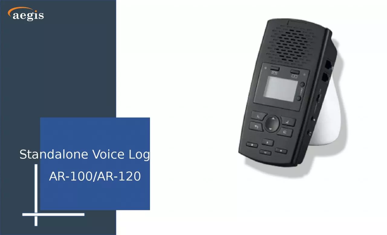 PPT-Voice Logger Standalone 1 Port Aegis