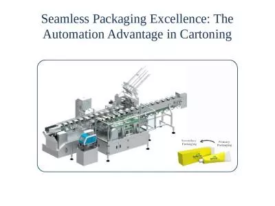 Seamless Packaging Excellence: The Automation Advantage in Cartoning