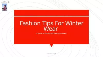 Fashion Tips For Winter\'s Clothes