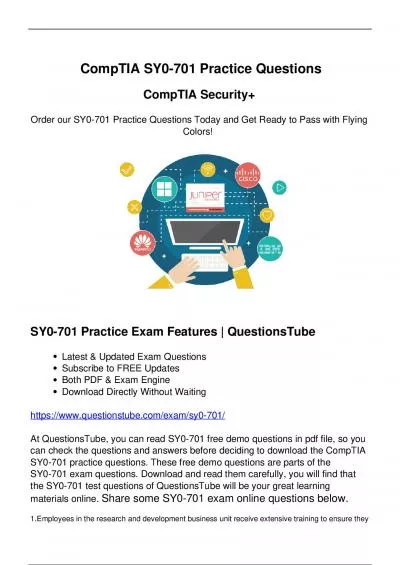 Actual CompTIA SY0-701 Practice Questions - Quickly Prepare for SY0-701 Exam
