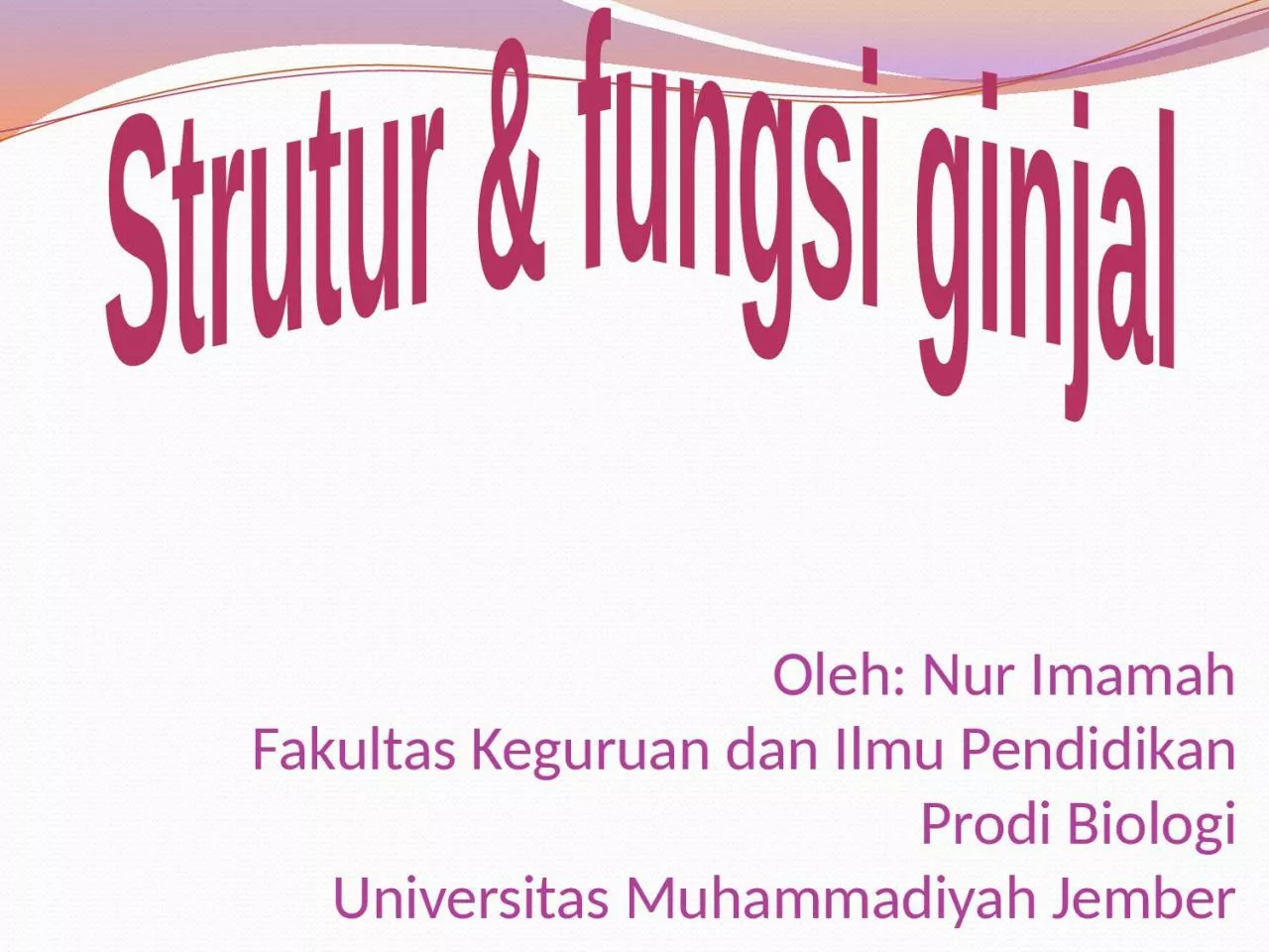 PPT-Strutur & fungsi