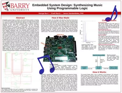 ♫ Embedded System Design: Synthesizing