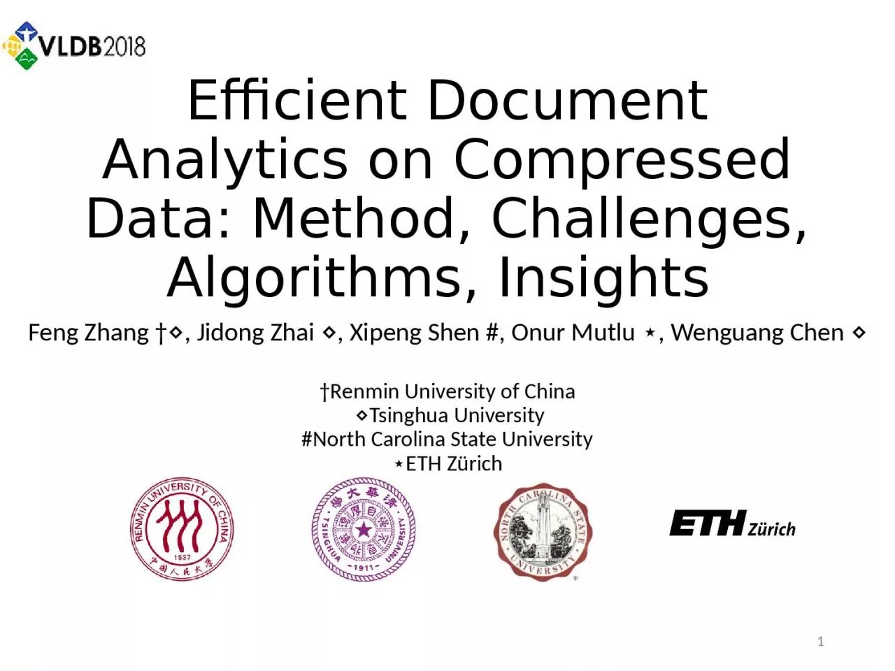 Efficient Document Analytics on Compressed Data: Method, Challenges, Algorithms, Insights