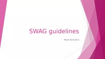 SWAG guidelines Mark Beresford