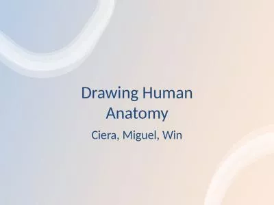 Drawing Human Anatomy Ciera, Miguel, Win