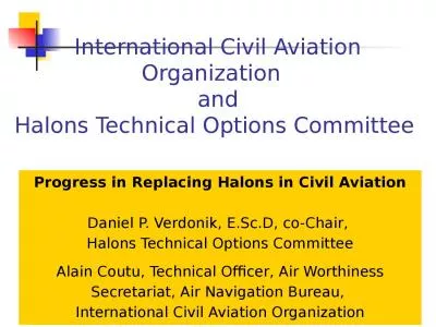 1 International Civil Aviation Organization