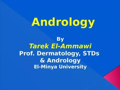 Andrology By Tarek El-Ammawi