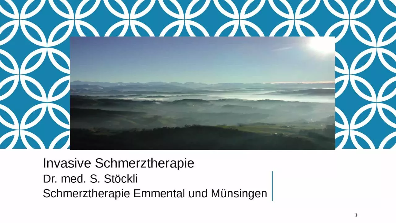 PPT-Invasive Schmerztherapie