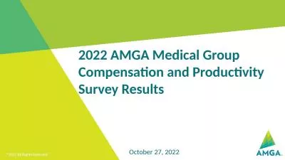 2022  AMGA  Medical Group