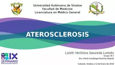 ATEROSCLEROSIS Lizeth  Verónica Sauceda Loredo