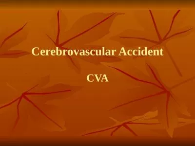 Cerebrovascular Accident