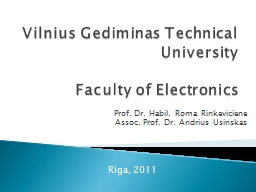 V ilnius  Gediminas  Technical University