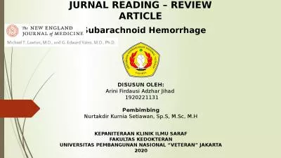 JURNAL READING – REVIEW ARTICLE