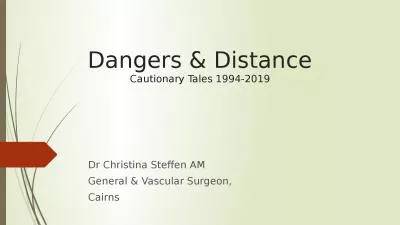 Dangers & Distance Cautionary Tales 1994-2019