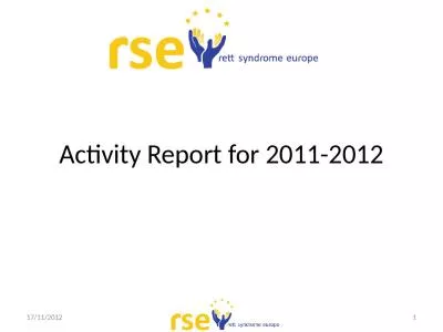 Activity  Report for  2011-2012