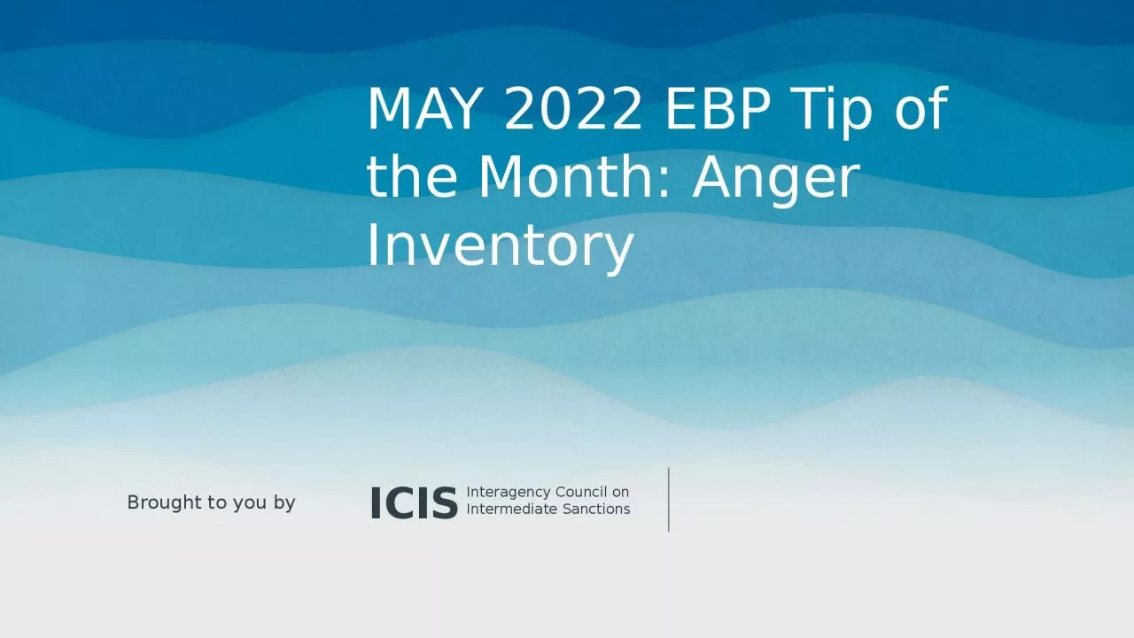 MAY 2022 EBP Tip of the Month: