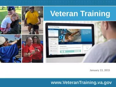Veteran Training www.VeteranTraining.va.gov