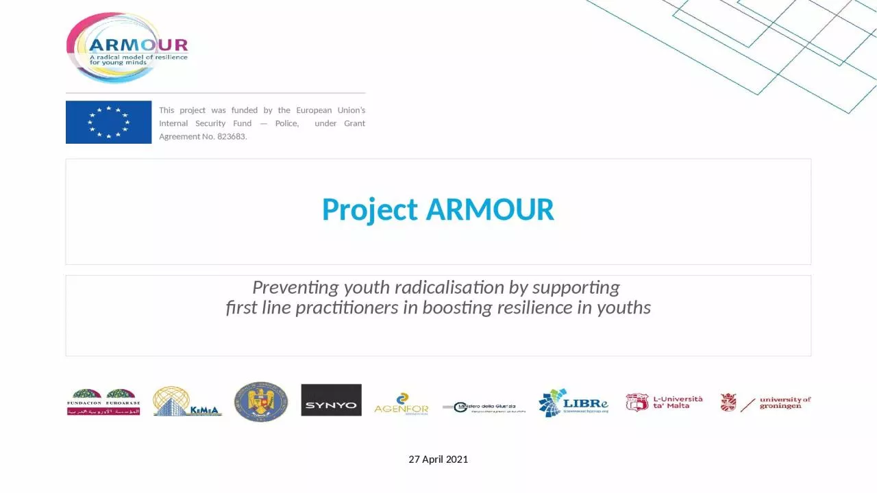 PPT-Project ARMOUR Preventing youth