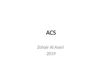 ACS Zohair Al Aseri  2019