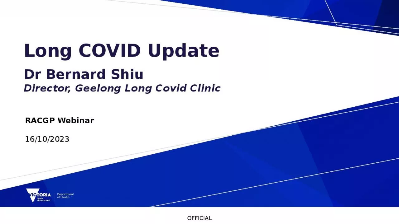 PPT-Long COVID Update Dr Bernard Shiu