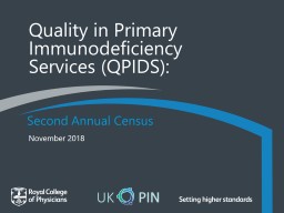 November 2018 1. Patient Numbers