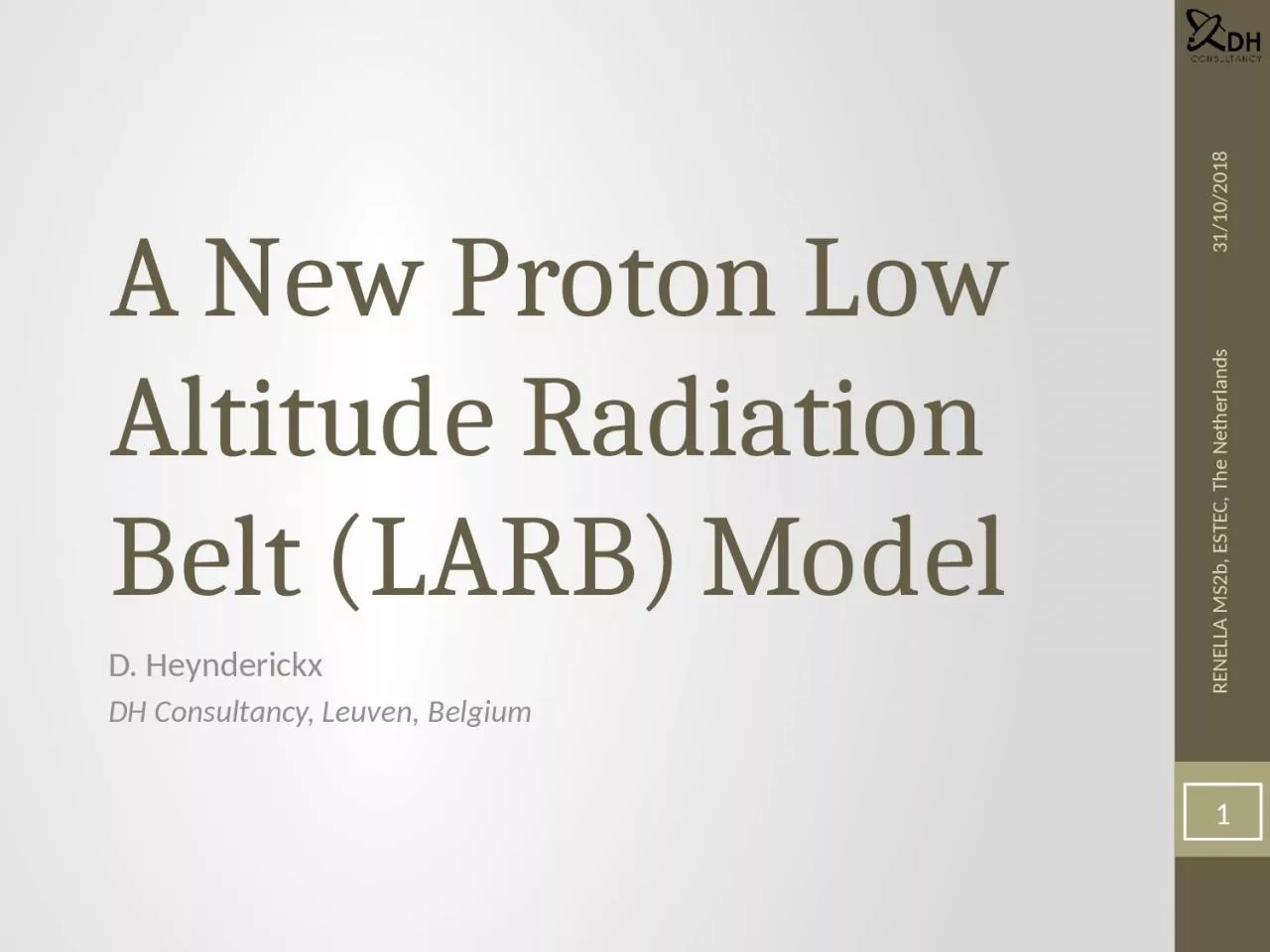 PPT-A New Proton Low Altitude Radiation Belt (LARB) Model