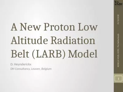 A New Proton Low Altitude Radiation Belt (LARB) Model