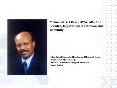 Mohamed G.  Elfaki  ,  BVSc