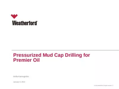 Pressurized Mud Cap Drilling for Premier Oil