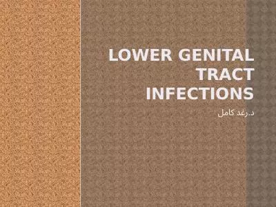 Lower genital tract infections