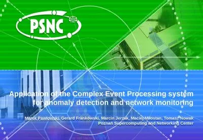 Application of the Complex Event Processing system for anomaly detection and network monitoring