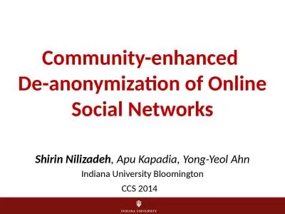 Community-enhanced  De -