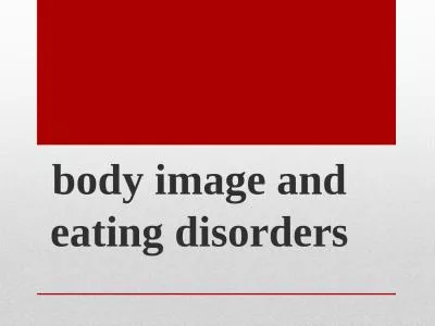 body image and eating disorders