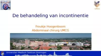 De behandeling van incontinentie