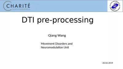 DTI  pre-processing  Qiang