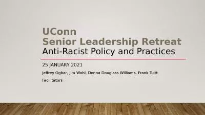 UConn  Senior Leadership Retreat