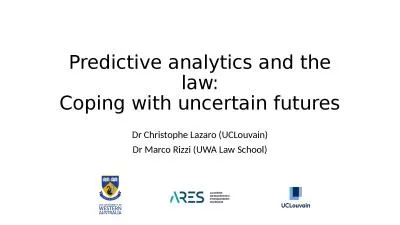 Predictive analytics and the law: